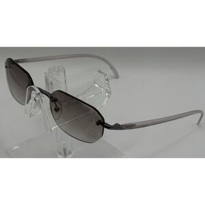 Roberto Verino RV G612 Sunglasses 48-20 135 Grey Rimless Oval